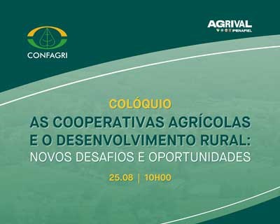 CONFAGRI vai debater desafios e oportunidades para o cooperativismo agrícola e desenvolvimento rural na AGRIVAL