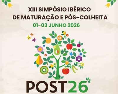 Inscrições abertas para o XIII Simpósio Ibérico de Maturação e Pós-Colheita
