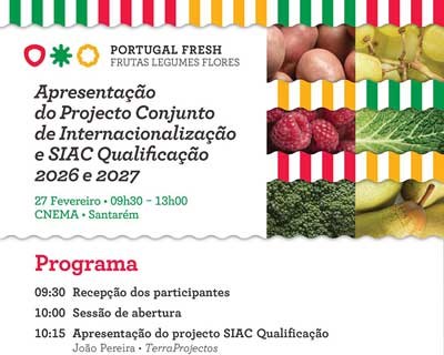 Portugal Fresh apresenta projeto conjunto de internacionalização 2026-2027